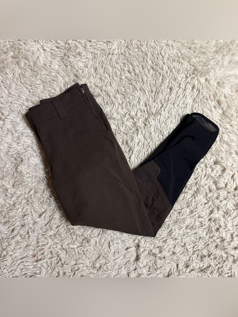 Women’s XL Brown Fits Knee Patch Horseback Riding Breeches. Good Condition.